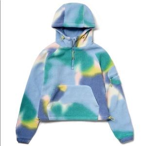Outdoor Voices lava fleece multicolored hoodie